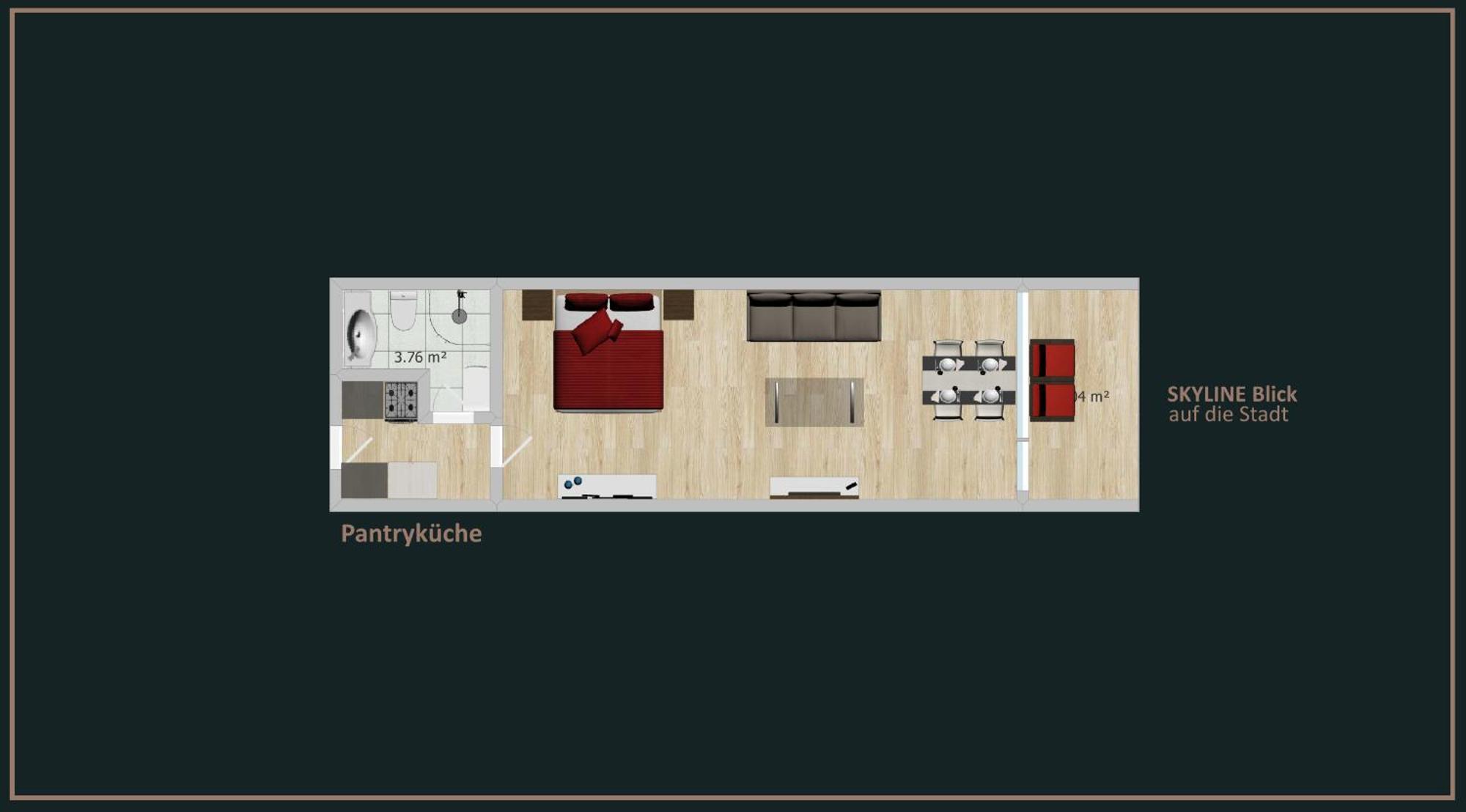 Апартаменты Themenpartment Himmel Und Mehr Penthouse Гельзенкирхен Экстерьер фото